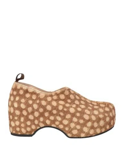 Maliparmi Malìparmi Woman Mules & Clogs Light Brown Size 8 Leather
