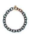 Maliparmi Malìparmi Woman Necklace Cocoa Size - Plastic In Brown