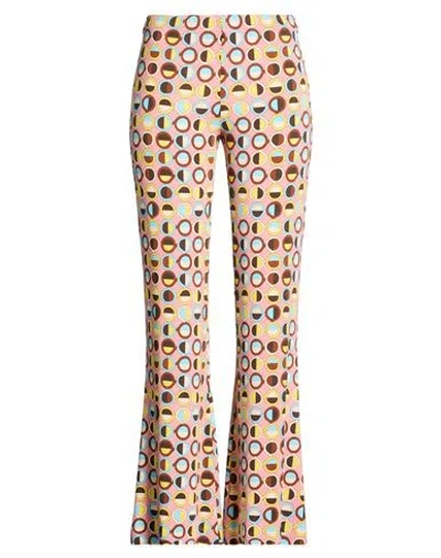 Maliparmi Malìparmi Woman Pants Antique Rose Size 4 Viscose, Elastane In Multi