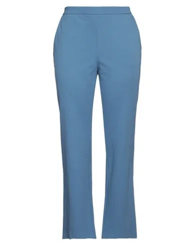 Maliparmi Malìparmi Woman Pants Azure Size 10 Viscose, Nylon, Elastane In Blue