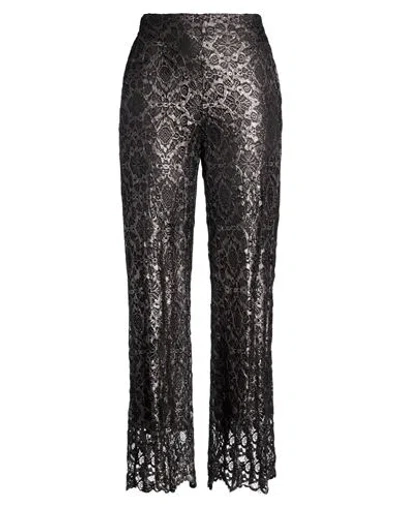 Maliparmi Malìparmi Woman Pants Black Size 6 Cotton, Viscose, Polyamide