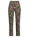Maliparmi Malìparmi Woman Pants Black Size 8 Viscose, Elastane In Green