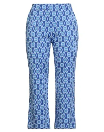 Maliparmi Malìparmi Woman Pants Blue Size 8 Polyester