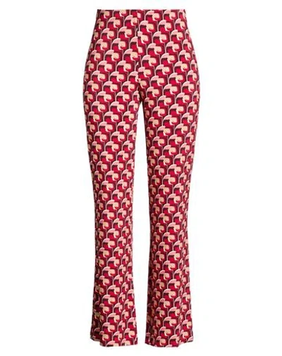 Maliparmi Malìparmi Woman Pants Brick Size 10 Viscose, Elastane In Red
