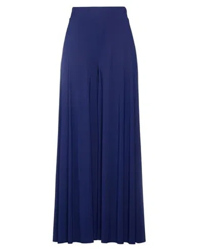 Maliparmi Malìparmi Woman Pants Bright Blue Size 6 Viscose, Polyamide, Elastane