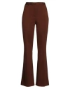 Maliparmi Malìparmi Woman Pants Brown Size 10 Viscose, Polyamide, Elastane