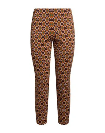 Maliparmi Malìparmi Woman Pants Brown Size 2 Polyester