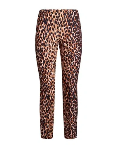 Maliparmi Malìparmi Woman Pants Brown Size 2 Polyester, Elastane In Multi