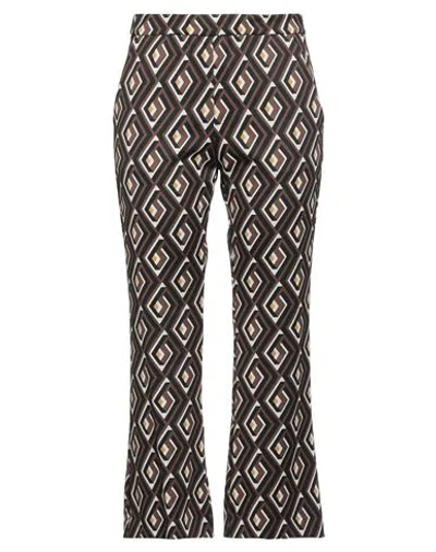 Maliparmi Malìparmi Woman Pants Brown Size 4 Polyamide, Elastane In Black