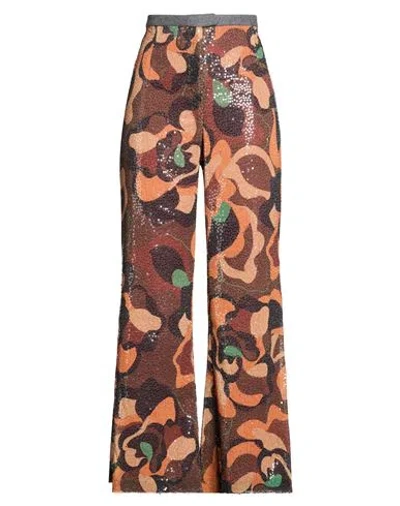 Maliparmi Malìparmi Woman Pants Brown Size 6 Polyester