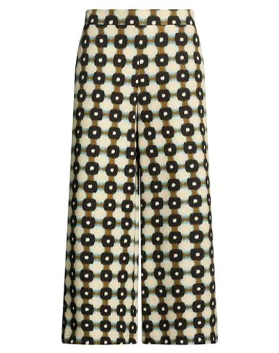 Maliparmi Malìparmi Woman Pants Brown Size 6 Polyester, Elastane In Multi