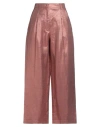 Maliparmi Malìparmi Woman Pants Brown Size 6 Viscose, Linen, Polyester In Brown