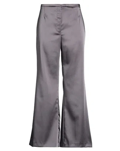 Maliparmi Malìparmi Woman Pants Charcoal Size 12 Polyester, Elastane In Gray