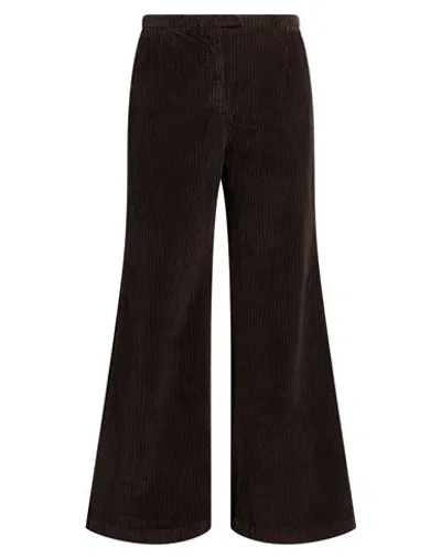 Maliparmi Malìparmi Woman Pants Dark Brown Size 6 Cotton, Elastane