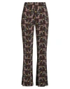 Maliparmi Malìparmi Woman Pants Dark Brown Size 8 Viscose, Elastane In Gold