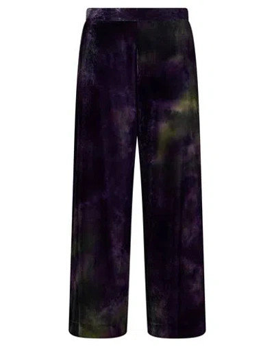 Maliparmi Malìparmi Woman Pants Dark Purple Size 8 Viscose, Nylon