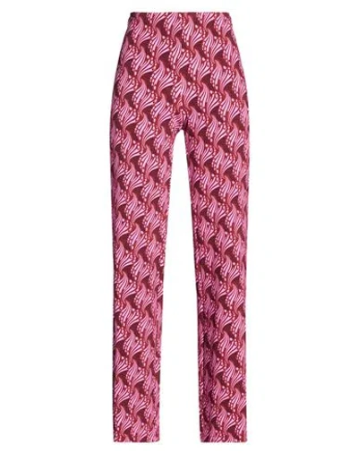 Maliparmi Malìparmi Woman Pants Fuchsia Size 10 Viscose, Elastane In Multi