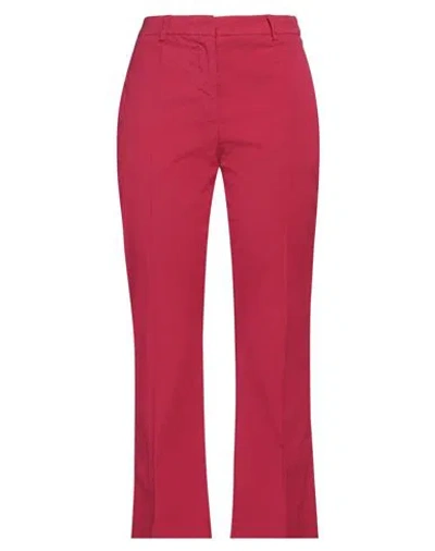 Maliparmi Malìparmi Woman Pants Fuchsia Size 8 Cotton, Elastane In Pink
