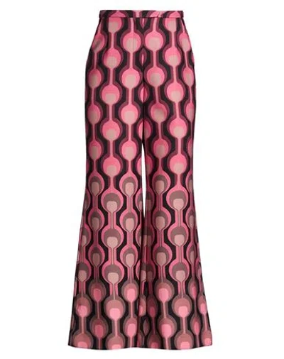 Maliparmi Malìparmi Woman Pants Garnet Size 2 Polyester, Elastane In Pink