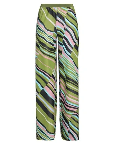 Maliparmi Malìparmi Woman Pants Green Size 8 Polyester, Elastane