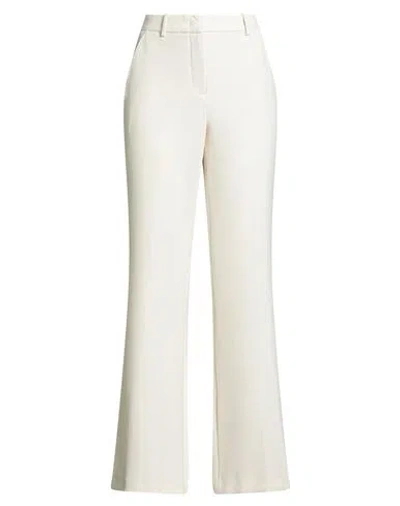 Maliparmi Malìparmi Woman Pants Ivory Size 6 Polyester, Viscose, Elastane In White