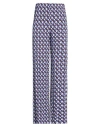 Maliparmi Malìparmi Woman Pants Light Blue Size 2 Viscose, Elastane In Multi