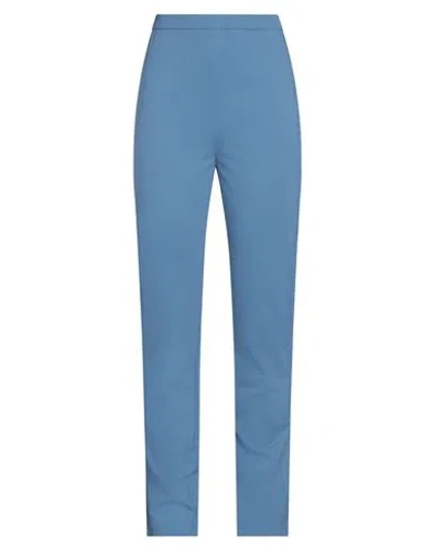 Maliparmi Malìparmi Woman Pants Pastel Blue Size 4 Viscose, Nylon, Elastic Fibres