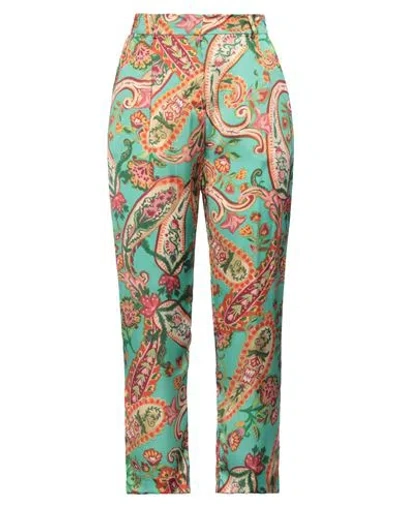 Maliparmi Malìparmi Woman Pants Light Green Size 6 Polyester