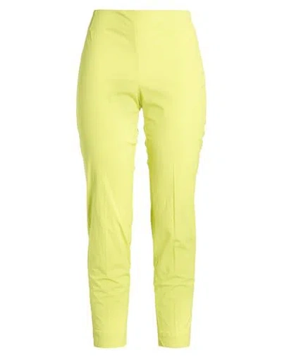 Maliparmi Malìparmi Woman Pants Lime Green Size 10 Cotton, Elastane