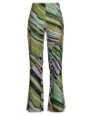 Maliparmi Malìparmi Woman Pants Lime Green Size 10 Polyester, Elastane In Green