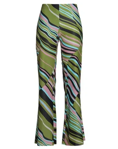 Maliparmi Malìparmi Woman Pants Lime Green Size 10 Polyester, Elastane