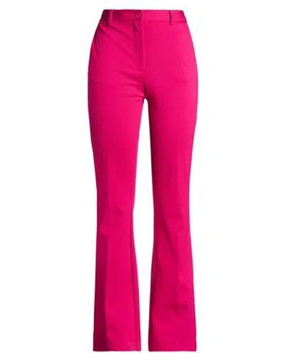 Maliparmi Malìparmi Woman Pants Magenta Size 10 Viscose, Polyamide, Elastane In Pink