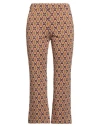 Maliparmi Malìparmi Woman Pants Orange Size 12 Polyester In Multi