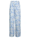 Maliparmi Malìparmi Woman Pants Pastel Blue Size 8 Polyester