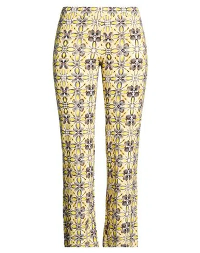 Maliparmi Malìparmi Woman Pants Pastel Yellow Size 10 Polyamide, Elastane In Multi