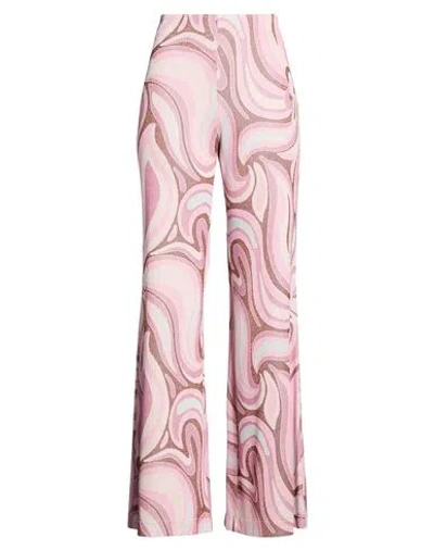 Maliparmi Malìparmi Woman Pants Pink Size 6 Viscose, Polyamide, Elastane