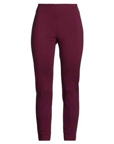 Maliparmi Malìparmi Woman Pants Plum Size 4 Viscose, Polyamide, Elastane In Purple