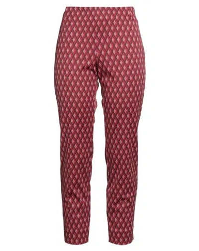 Maliparmi Malìparmi Woman Pants Red Size 8 Polyamide, Elastane In Brown