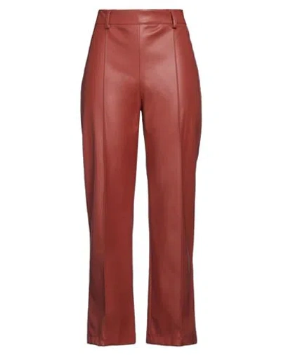 Maliparmi Malìparmi Woman Pants Rust Size 8 Polyester In Red