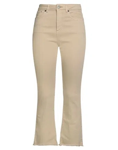 Maliparmi Malìparmi Woman Pants Sand Size 28 Cotton, Elastane In Neutral