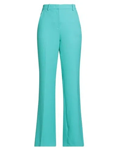 Maliparmi Malìparmi Woman Pants Turquoise Size 8 Polyester, Viscose, Elastane