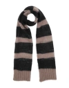 Maliparmi Malìparmi Woman Scarf Black Size - Mohair Wool, Polyamide, Wool In Black