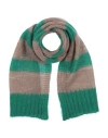 Maliparmi Malìparmi Woman Scarf Green Size - Mohair Wool, Polyamide, Wool In Multi