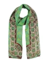 Maliparmi Malìparmi Woman Scarf Green Size - Silk In Brown