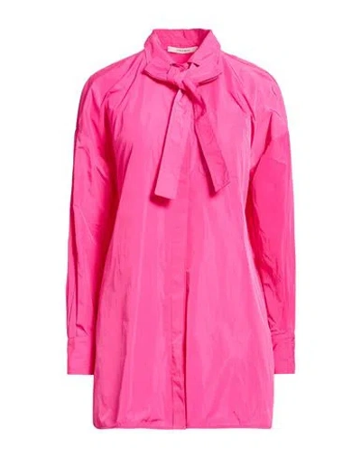 Maliparmi Malìparmi Woman Shirt Fuchsia Size 4 Polyester In Pink