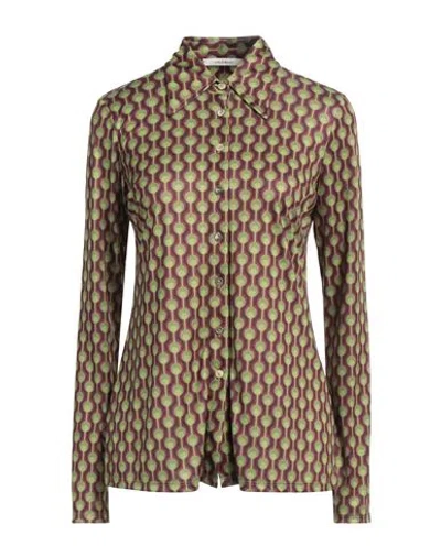 Maliparmi Malìparmi Woman Shirt Lime Green Size 8 Polyester In Multi