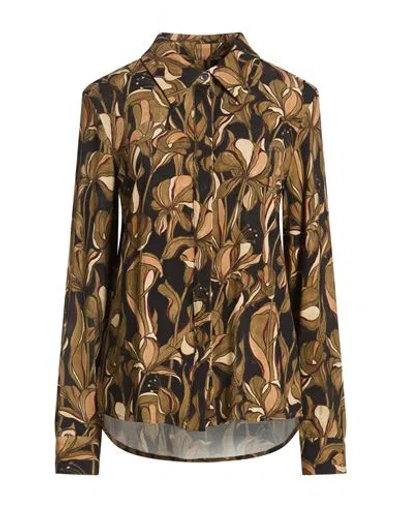 Maliparmi Malìparmi Woman Shirt Military Green Size 8 Viscose, Elastane