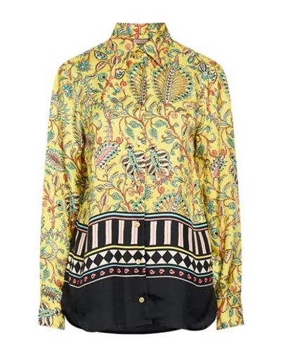 Maliparmi Malìparmi Woman Shirt Yellow Size 12 Silk