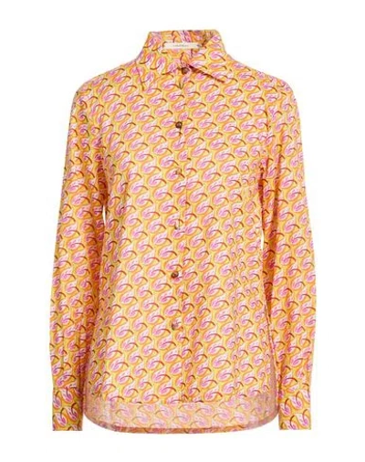 Maliparmi Malìparmi Woman Shirt Yellow Size 8 Cotton