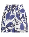 Maliparmi Malìparmi Woman Shorts & Bermuda Shorts Blue Size 6 Cotton In Multi